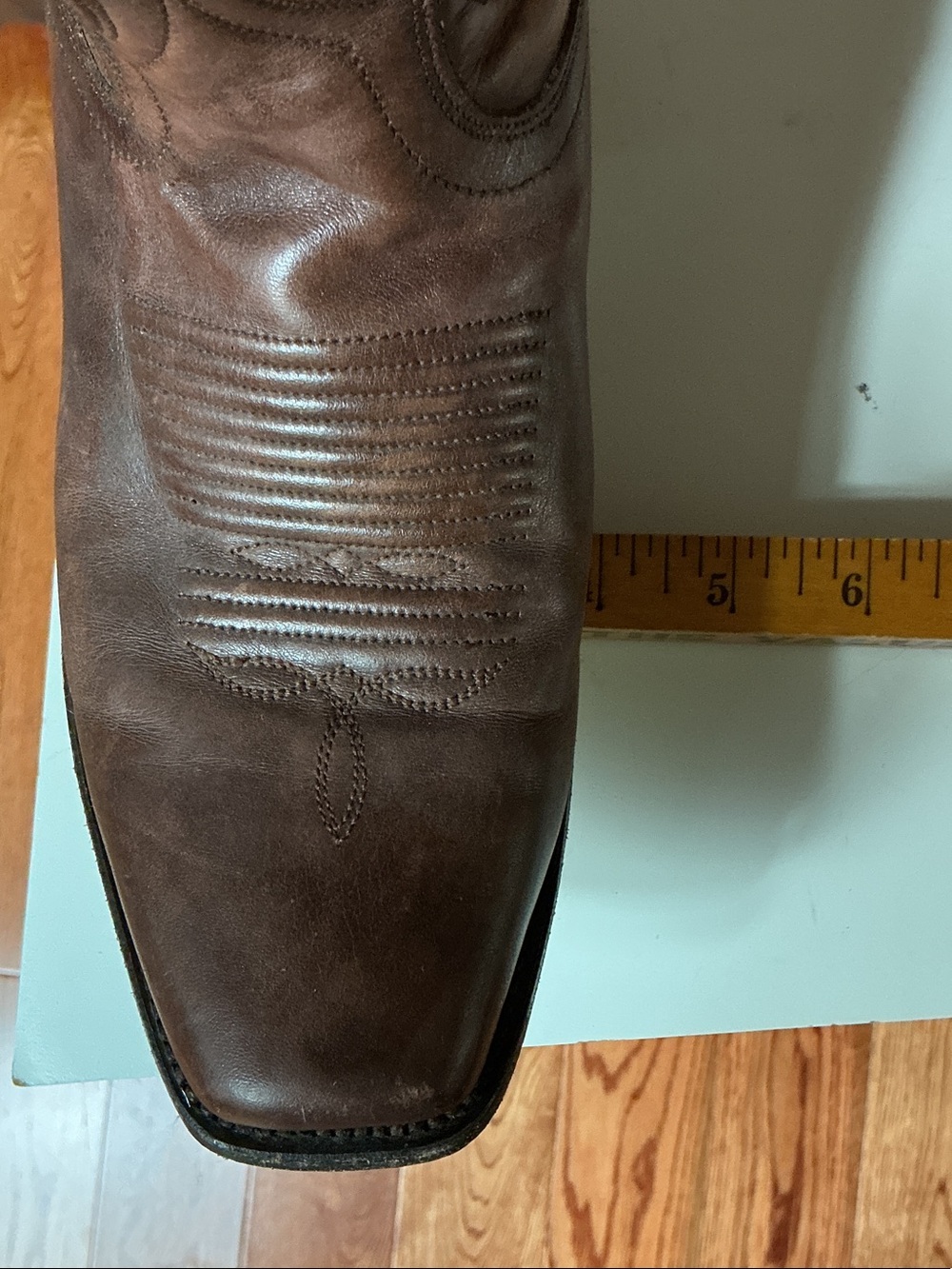 Dan Post Brown Embroidered Western Heeled Boots - Picture 9 of 9